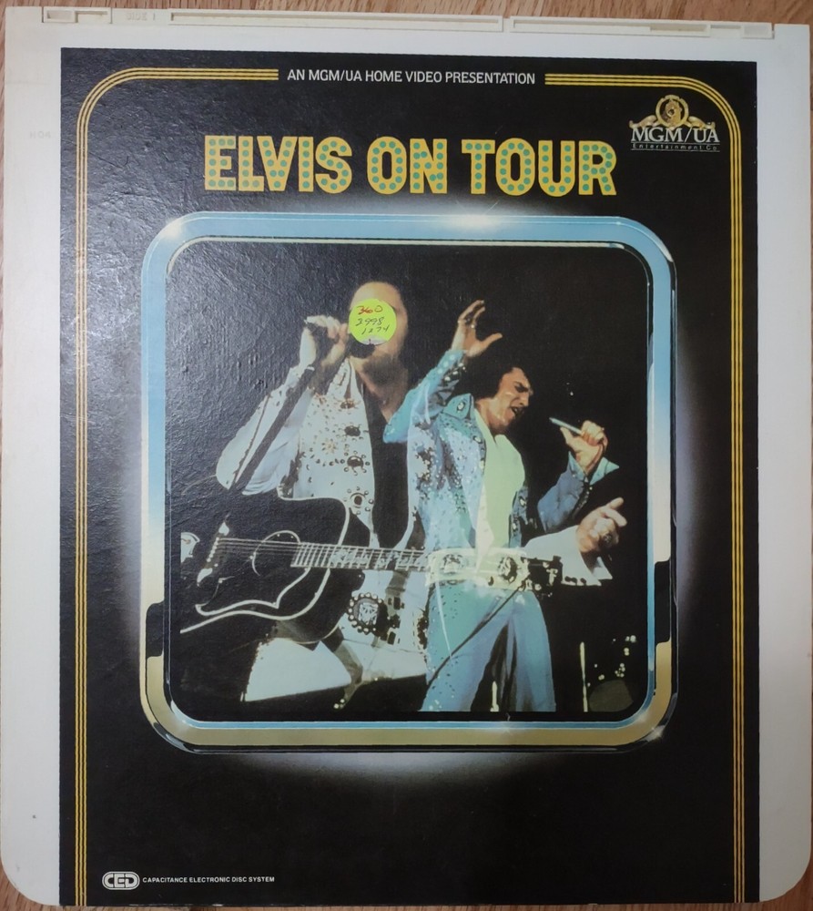 Elvis on Tour on Capacitance Electronic Disc (CED)