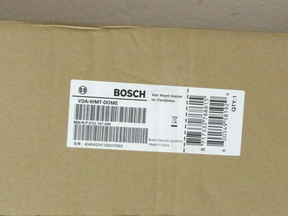 Bosch VDA-WMT-DOME Dome Camera Wall Mount [CTA]