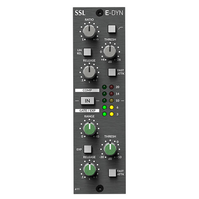 SSL E-Series Dynamics MK2 500 Series Compressor/Limiter Expander/Gate Module