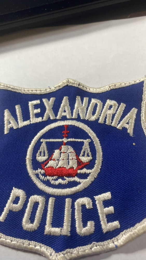 Vintage material patch Alexandria VA Police patch