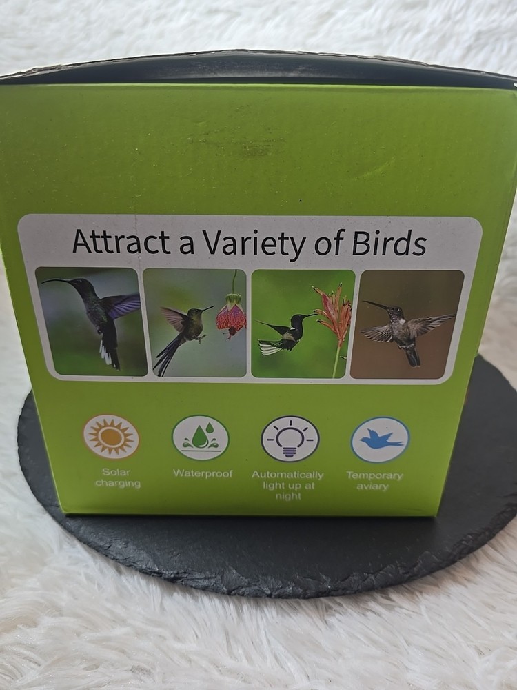 New Solar Bird Feeder