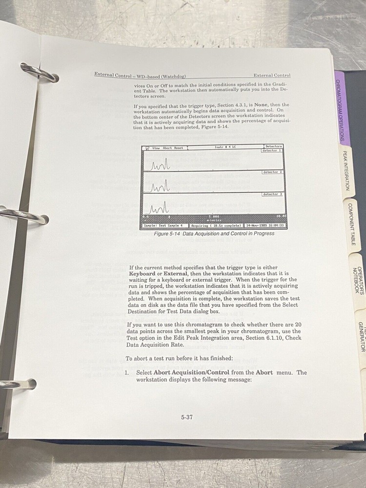 Waters Maxima 820 Chromatography Workstation - Users Guide / Instructions Manual
