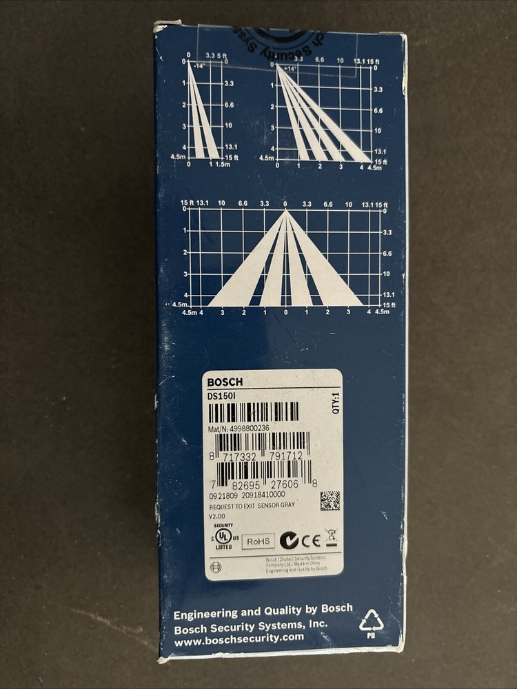 Bosch DS150I Security Video Motion Sensor