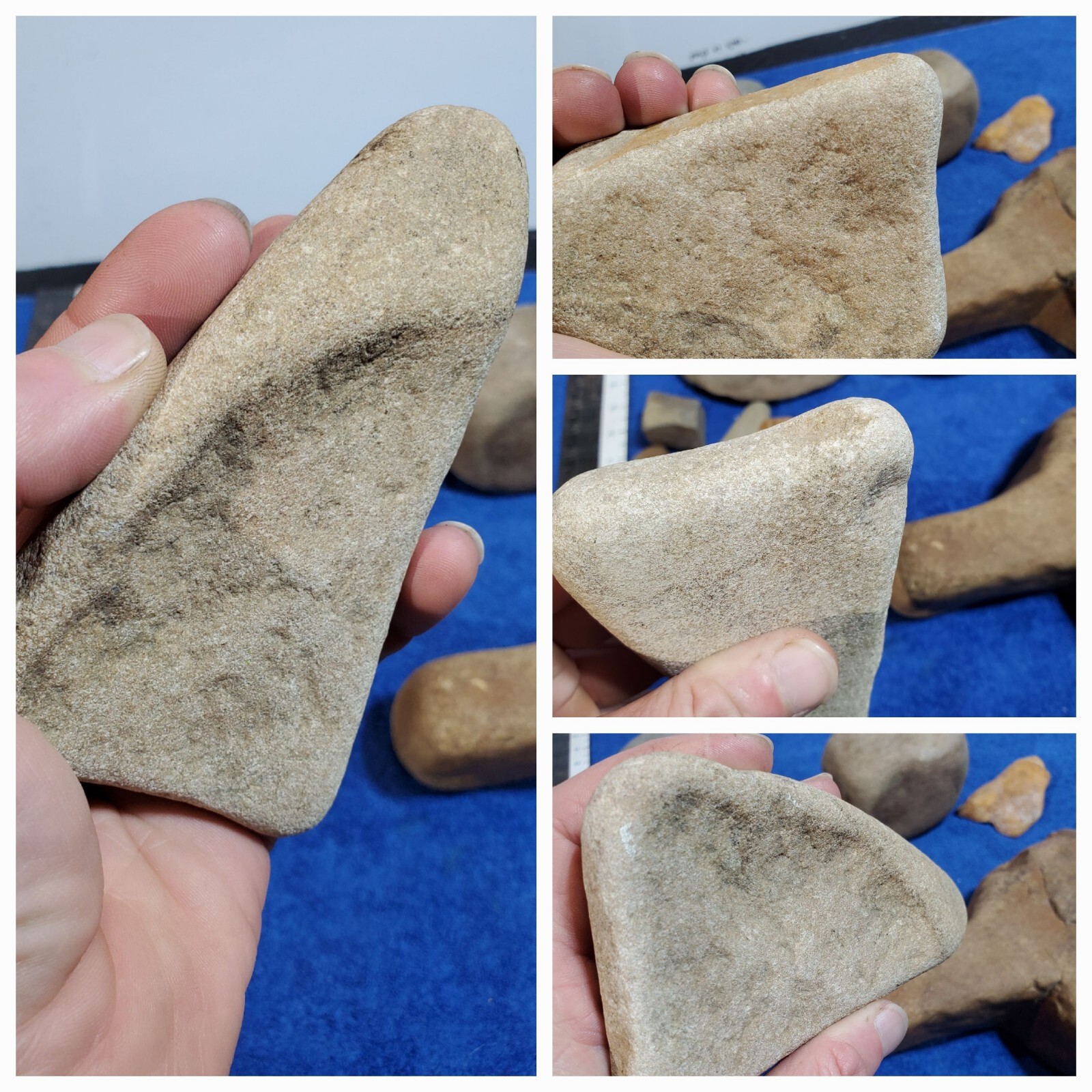 Indian Artifacts Polished Tools, Hammer Stones Bola Primitive Point Pennsylvania