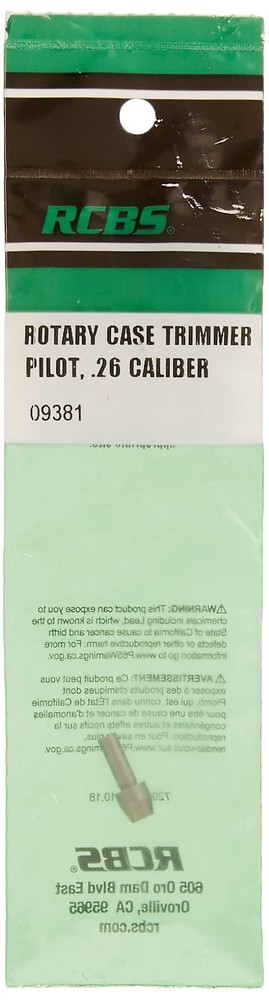 RCBS .26 Caliber CT Pilot