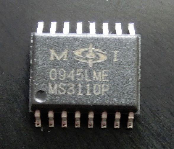 MS3110P, Universal capacitive readout, UCR, Microsensors, MSI, SOIC-16