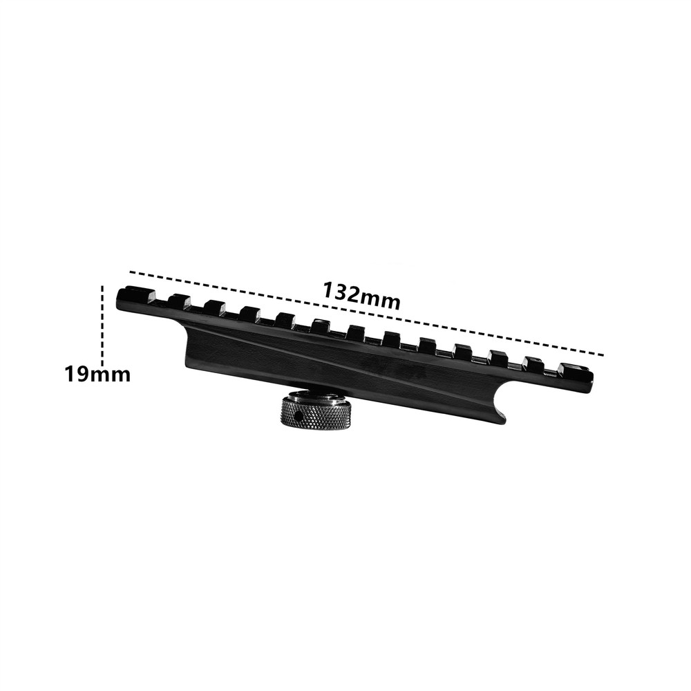 Metal Tactical Rear Sight Carry Handle Mount Removable Adjust Low Profile Mount