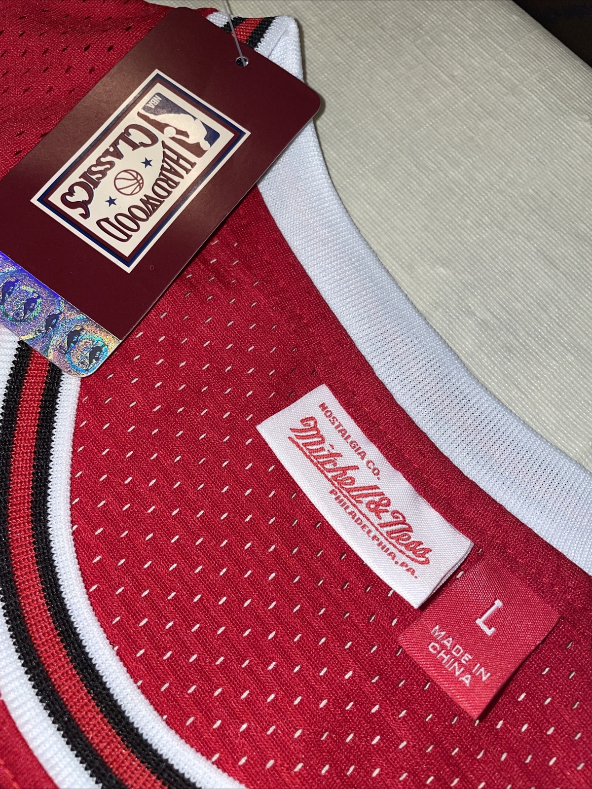 Nwt Adult Large MITCHELL NESS CHICAGO BULLS DENNIS RODMAN 1997-98 JERSEY