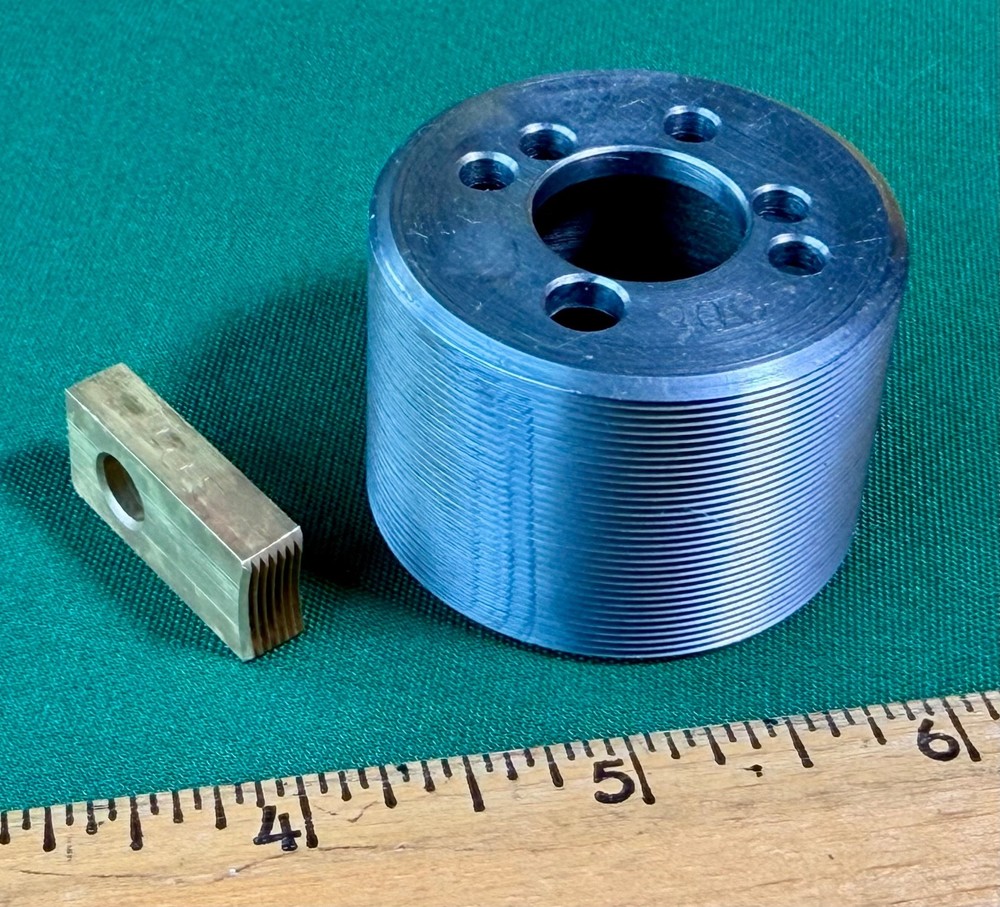 UNIMAT Lathe - Thread Cutting Pattern & Follower for Threader #1270 - Size 30G