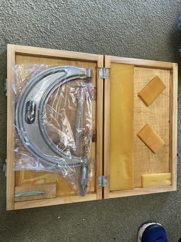 MG Micrometer 6-7" with Wooden Case