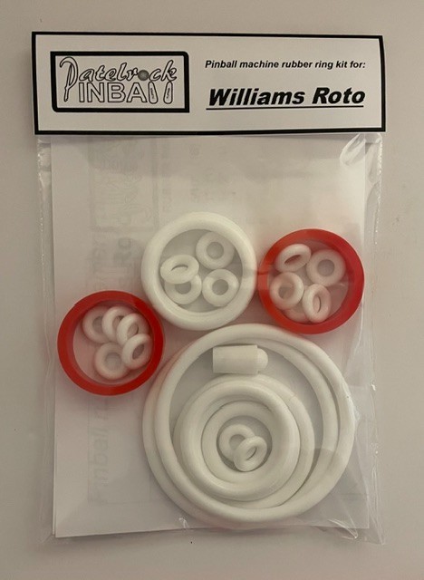 1969 Williams Roto Pinball Machine Rubber Ring Kit