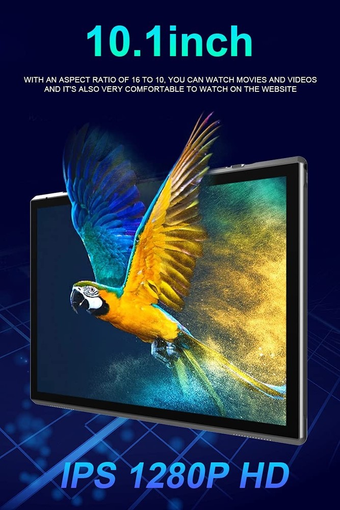 10 inch Tablet Android 15 Tablet PC, 10.1" Android Tablets DDR4 8GB RAM 32GB ...