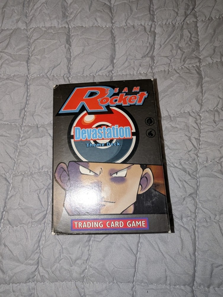 Pokémon Team Rocket Devastation Theme Deck Complete 60 Cards Vintage WOTC 1999