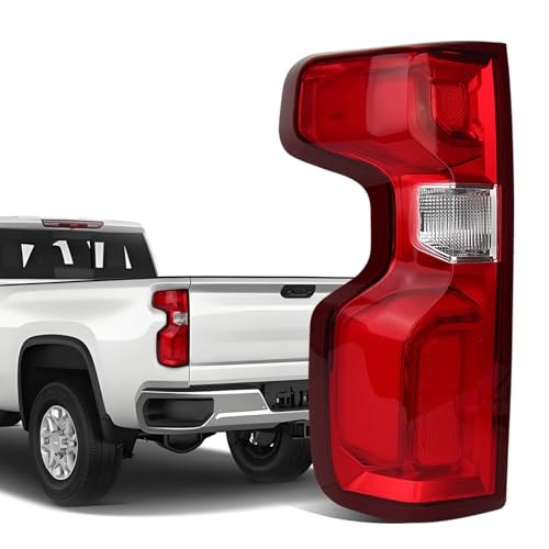 LED Tail Light Compatible with 2019-2025 Chevy Silverado LED Left Driver Side