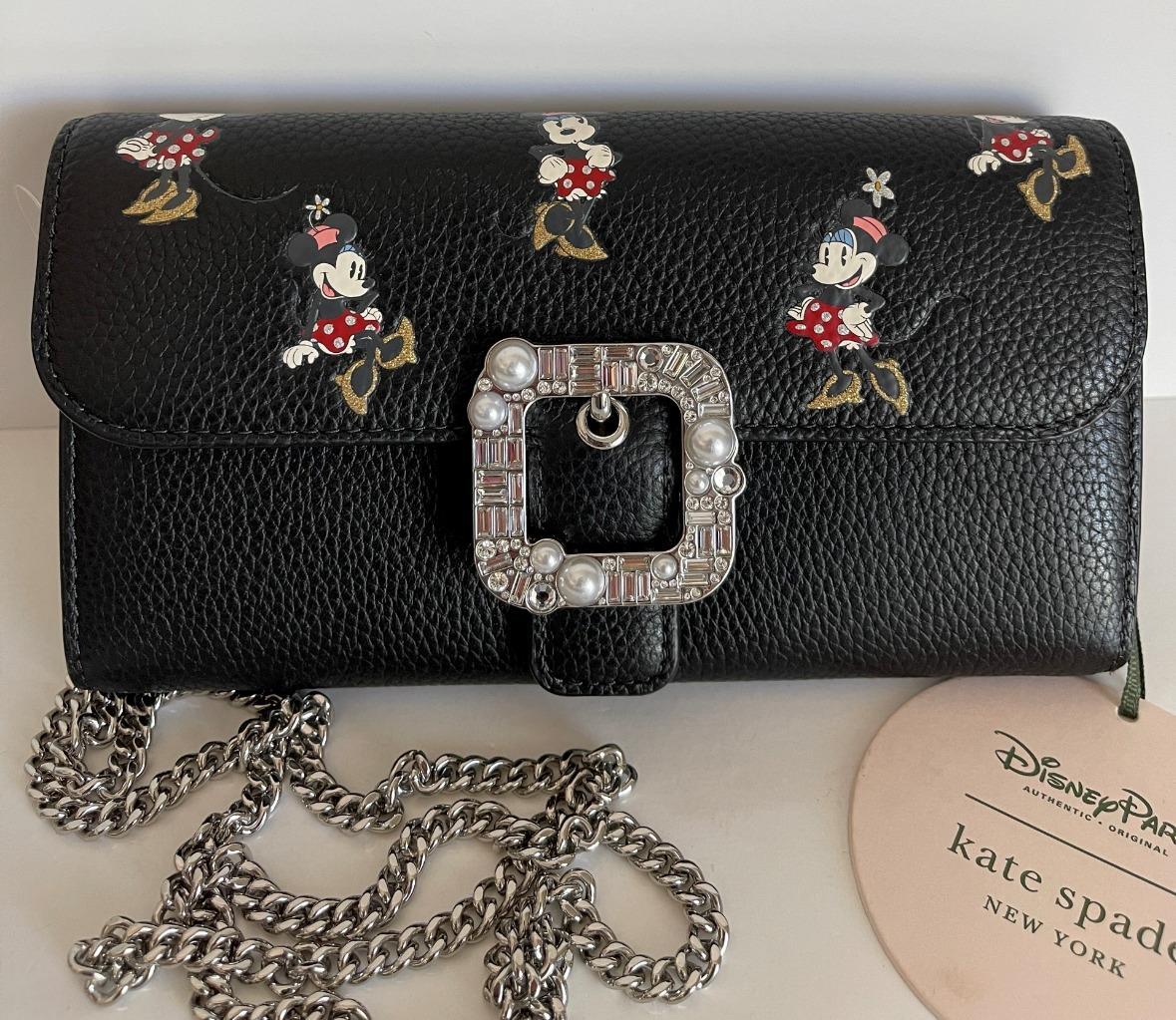 Disney Parks Kate Spade Minnie Mouse Clutch Bag NWT