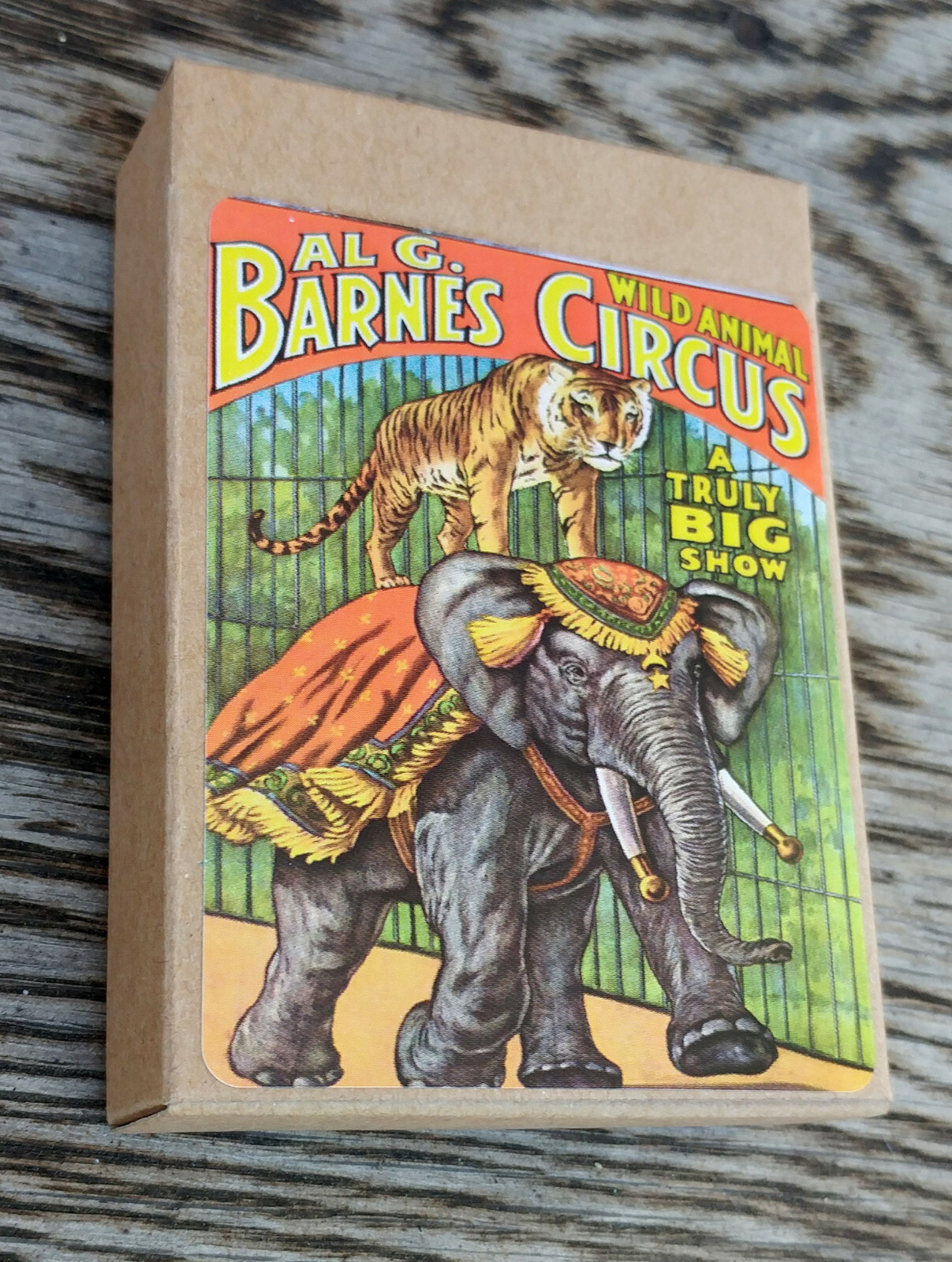 Playing Cards (Poker Deck 54Card) CIRCUS Animals Clown Vintage FlonzGift 652-003
