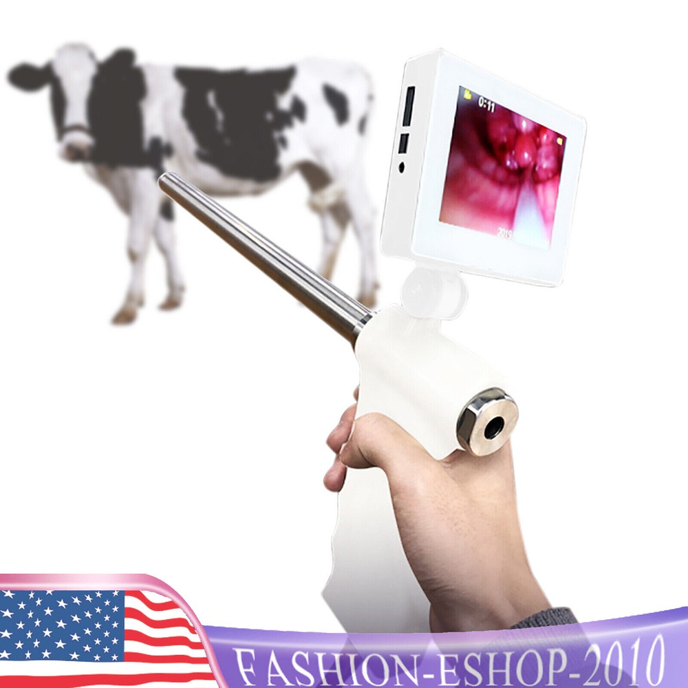 Insemination Kit w/ Adjustable HD Screen For Cows Cattle Visual Insemination Gun