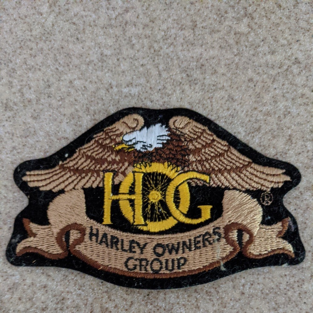 HOG Harley Owners group Pin and HOG Patch