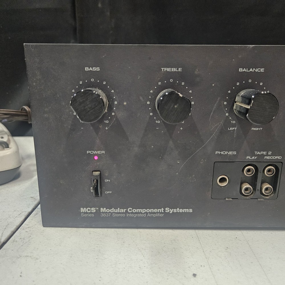 Vintage MCS Component System Stereo Integrated Amplifier 3837