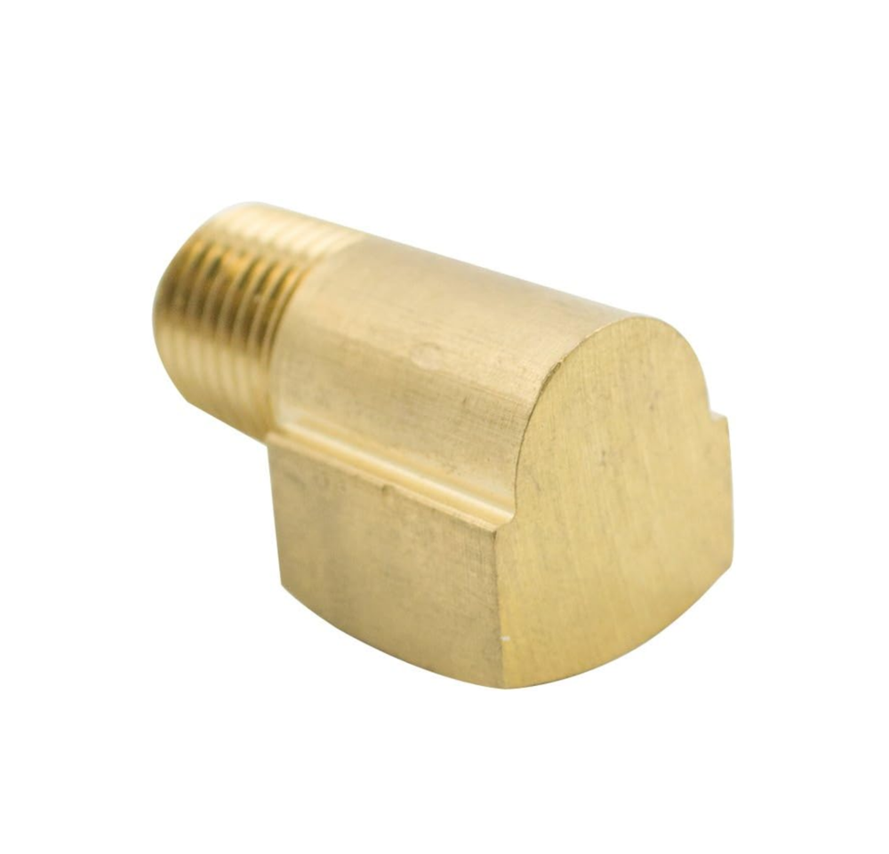 1/4" MNPT X 1/4" FNPT Solid Brass Street 90 / Pipe Fitting Elbow