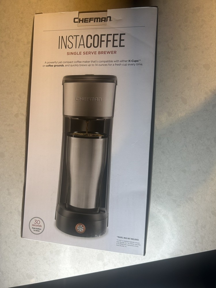 Chefman InstaCoffee Single Serve Coffee Maker