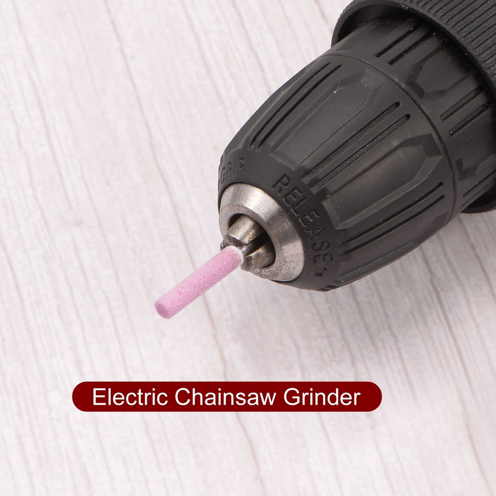 2pcs Diamond Coated Chainsaw Sharpener Bits 3/16" 4.8mm Grinder, Ceramics