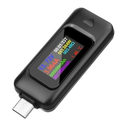 Type-C USB Tester Voltmeter Meter USB Multimeter Voltage and Current Tester 0