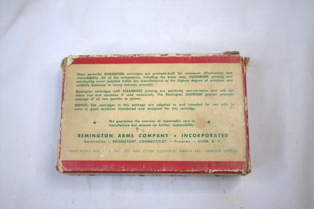 Kleanbore .270 Winchester ammo Shell Box EMPTY Vintage 100 Grain soft Point
