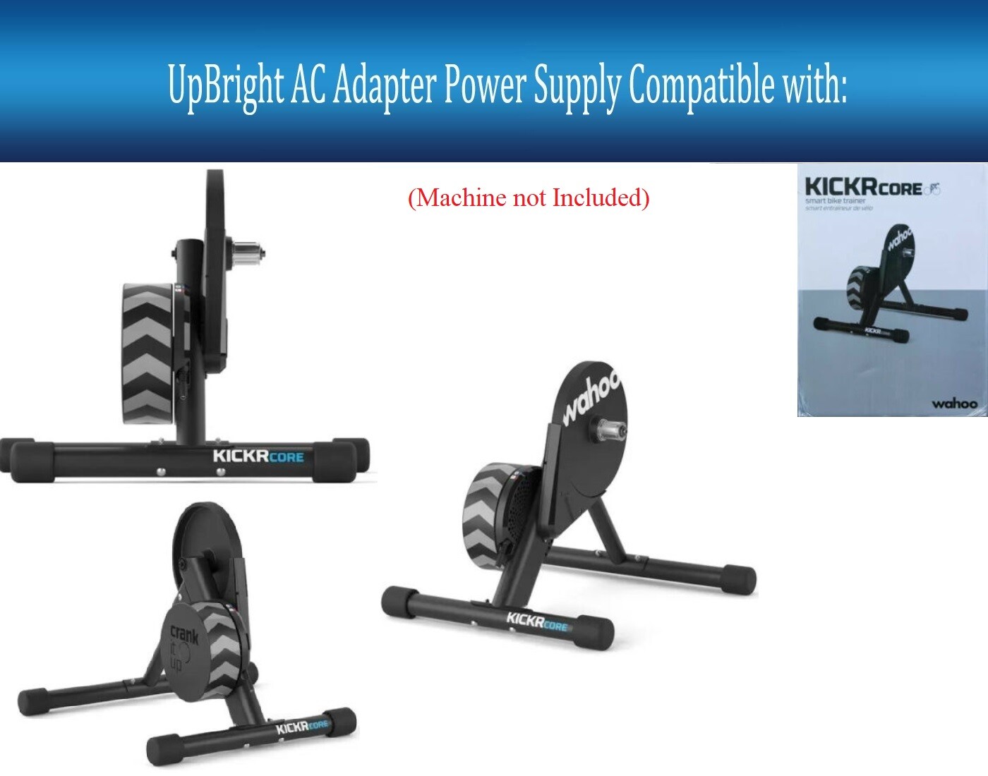 12V AC Adapter For Wahoo Kickr Snap Core Rollr Smart Bike Trainer Power Charger