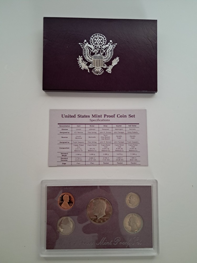 1989-S US Mint Uncirculated Proof Set In Original Packaging