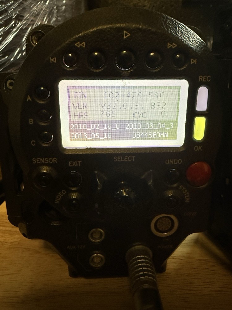 Powers On - Red One Mysterium-X MX camera 4K Digital Camera.