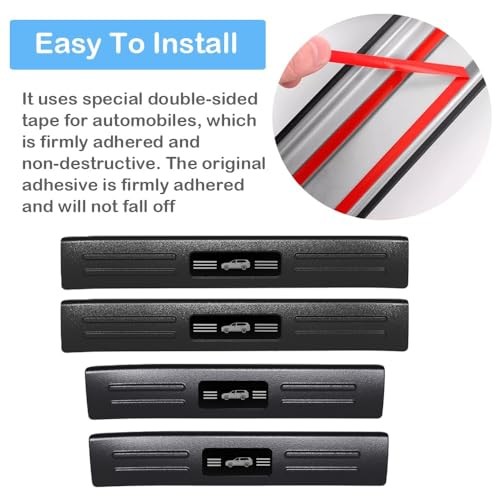 Scratch Resistant Door Sill Protector ABS for Grand Highlander (Include