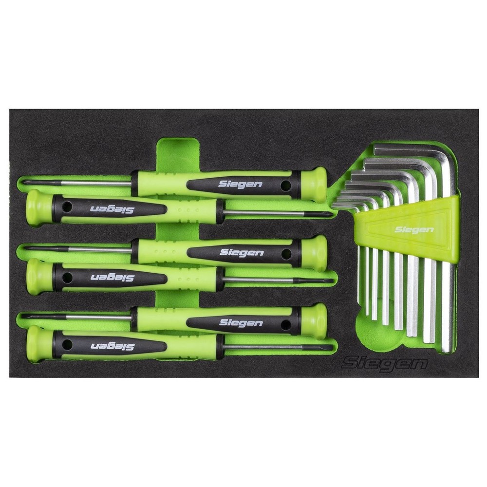 Siegen Mini Toolbox S01335 2 Drawer with 111pc Tool Kit Workshop Garage