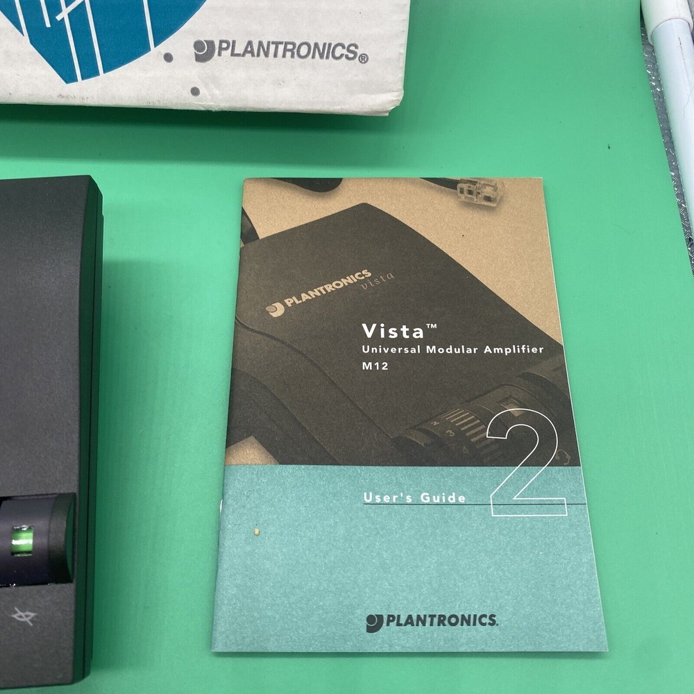 Plantronics Vista M12 Universal Headset Modular Amplifier 43596-01