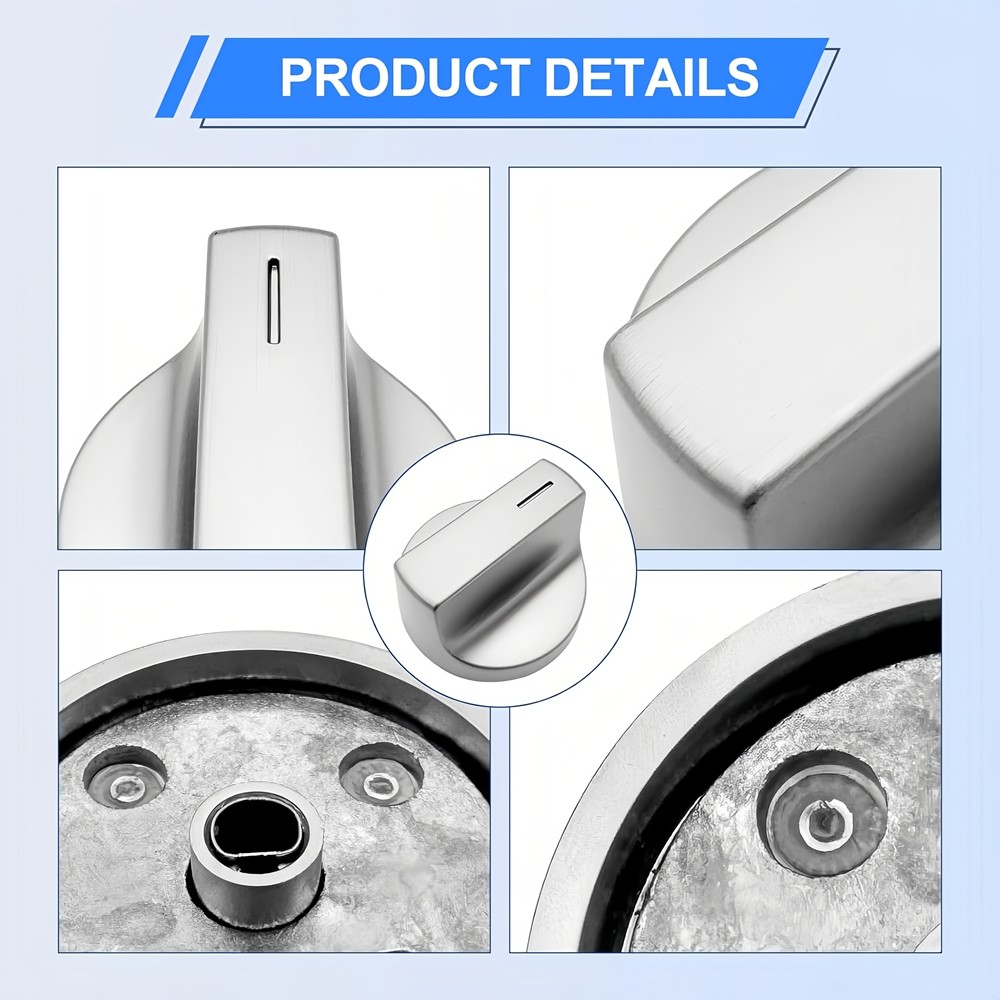 W11517331 for Whirlpool Electric Range Knobs Replace W10850027 W11117415 (4pcs)