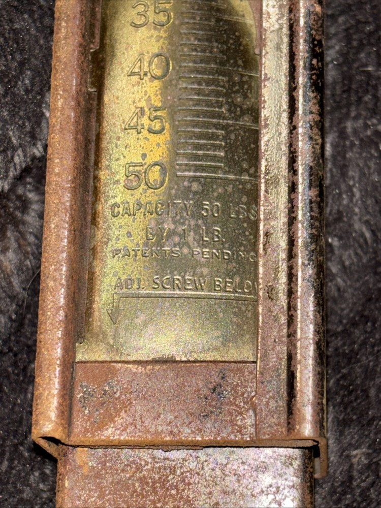 Vintage Cotton Scale 50lbs - Hanson Unknown Working Condition