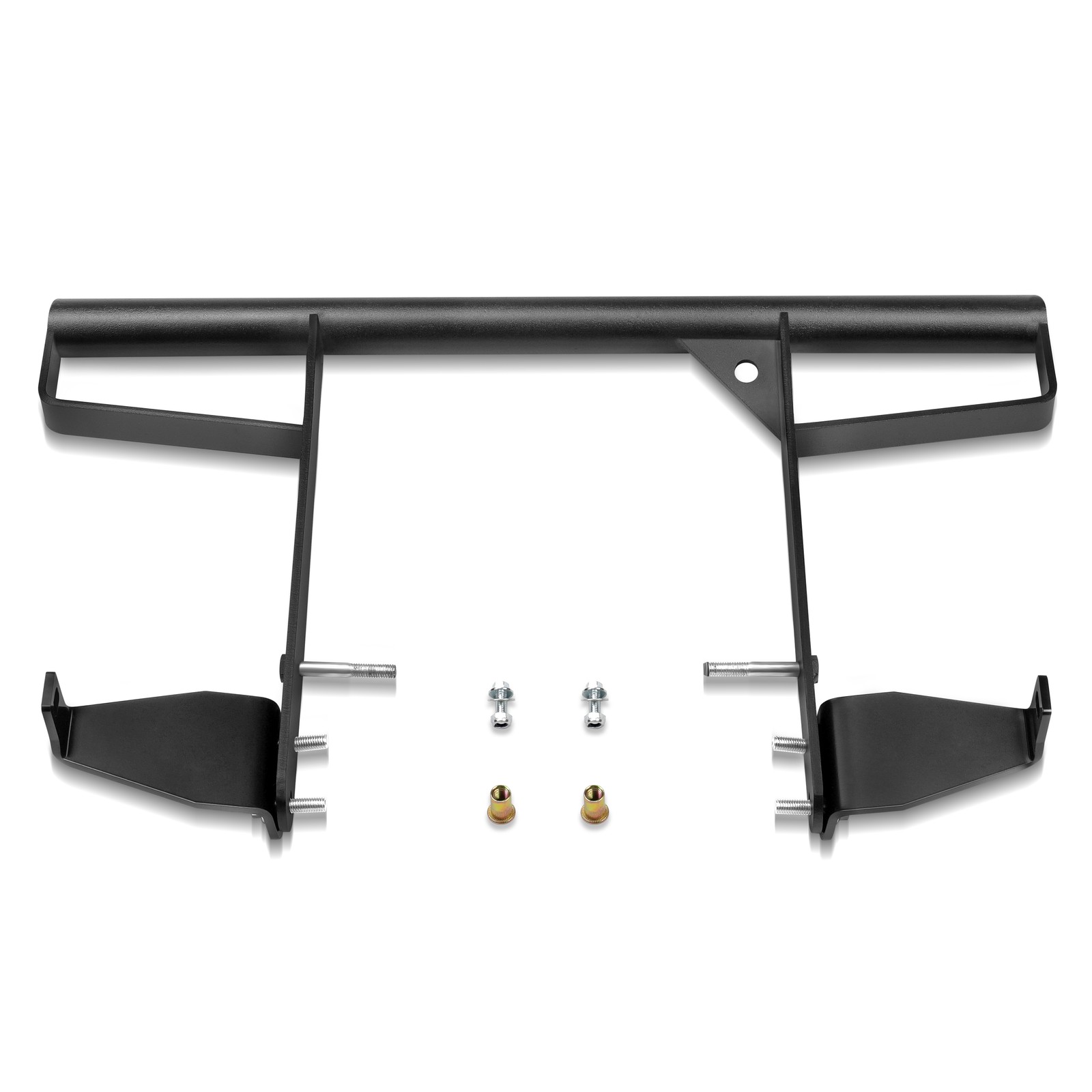 Rear Steel Wide Grab Bar Bumper For Yamaha 06-20 Raptor 700 700R YFM700 Black
