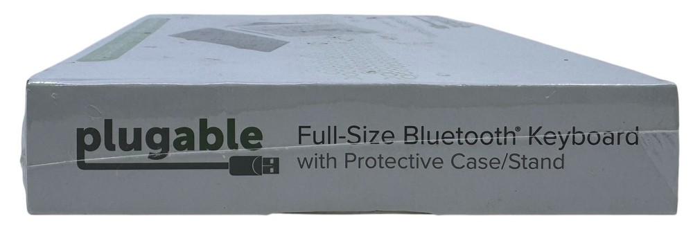 Plugable Wireless Full-Size Bluetooth Keyboard Gray BT-KEY3XL SEALED
