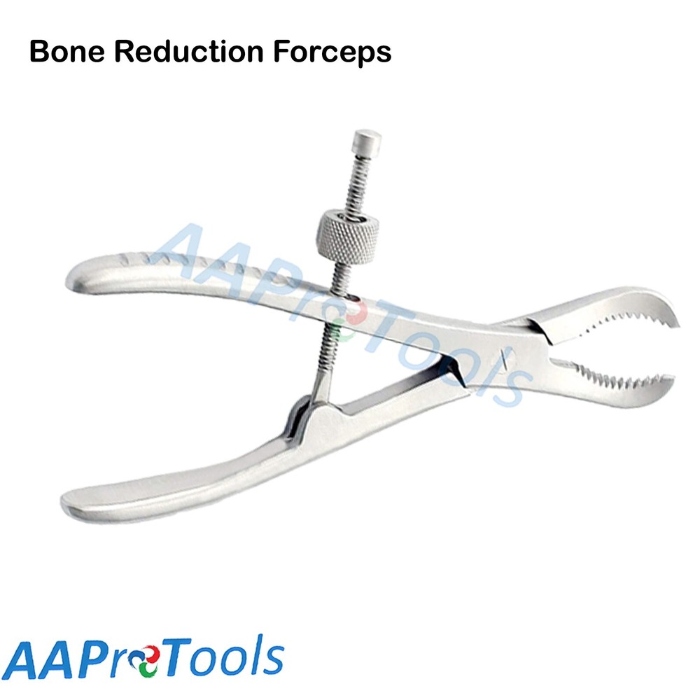 AAPRO BONE REDUCTION FORCEPS 7" WITH FIXATION SCREW Orthopedic Surgical