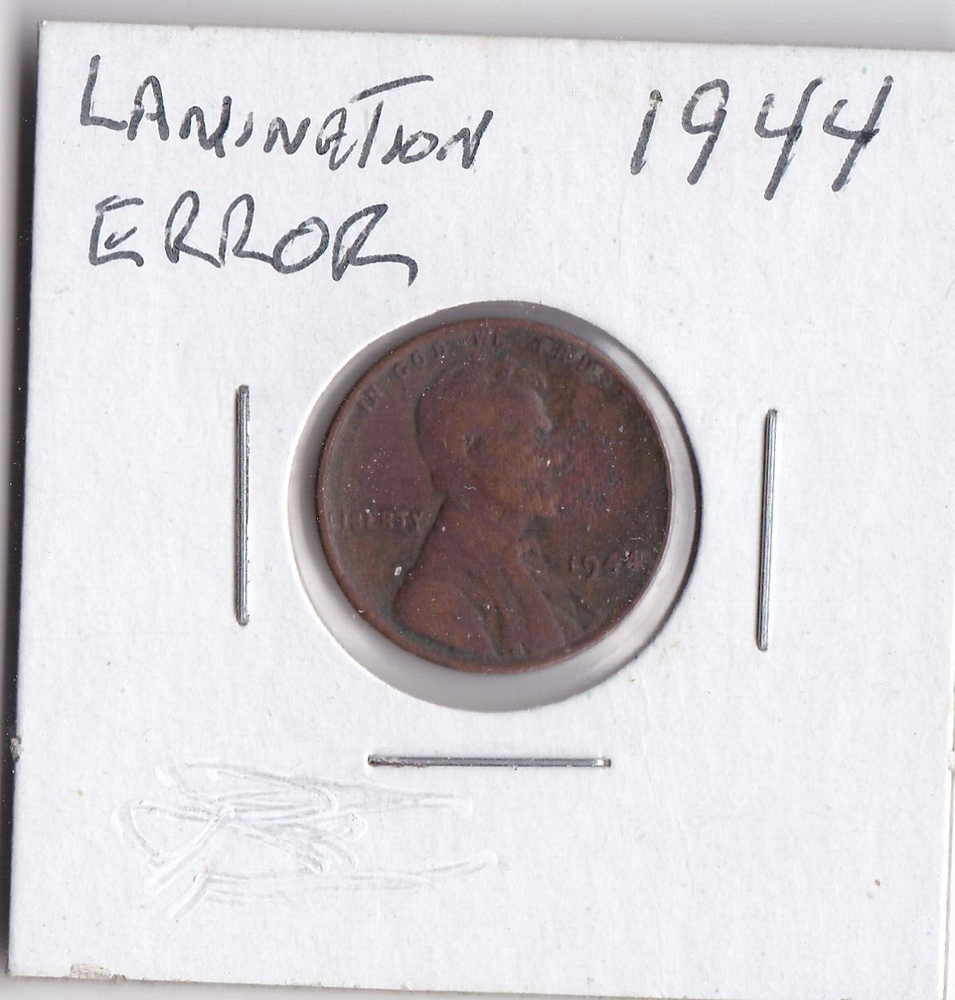 1944 Lincoln Cent Lamination