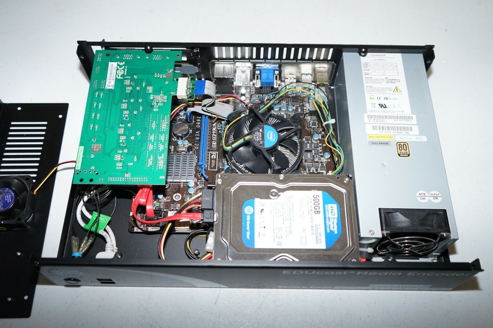 ^ 323 Link EDUcast Media Encoder Intel i7 500GB HD #A91