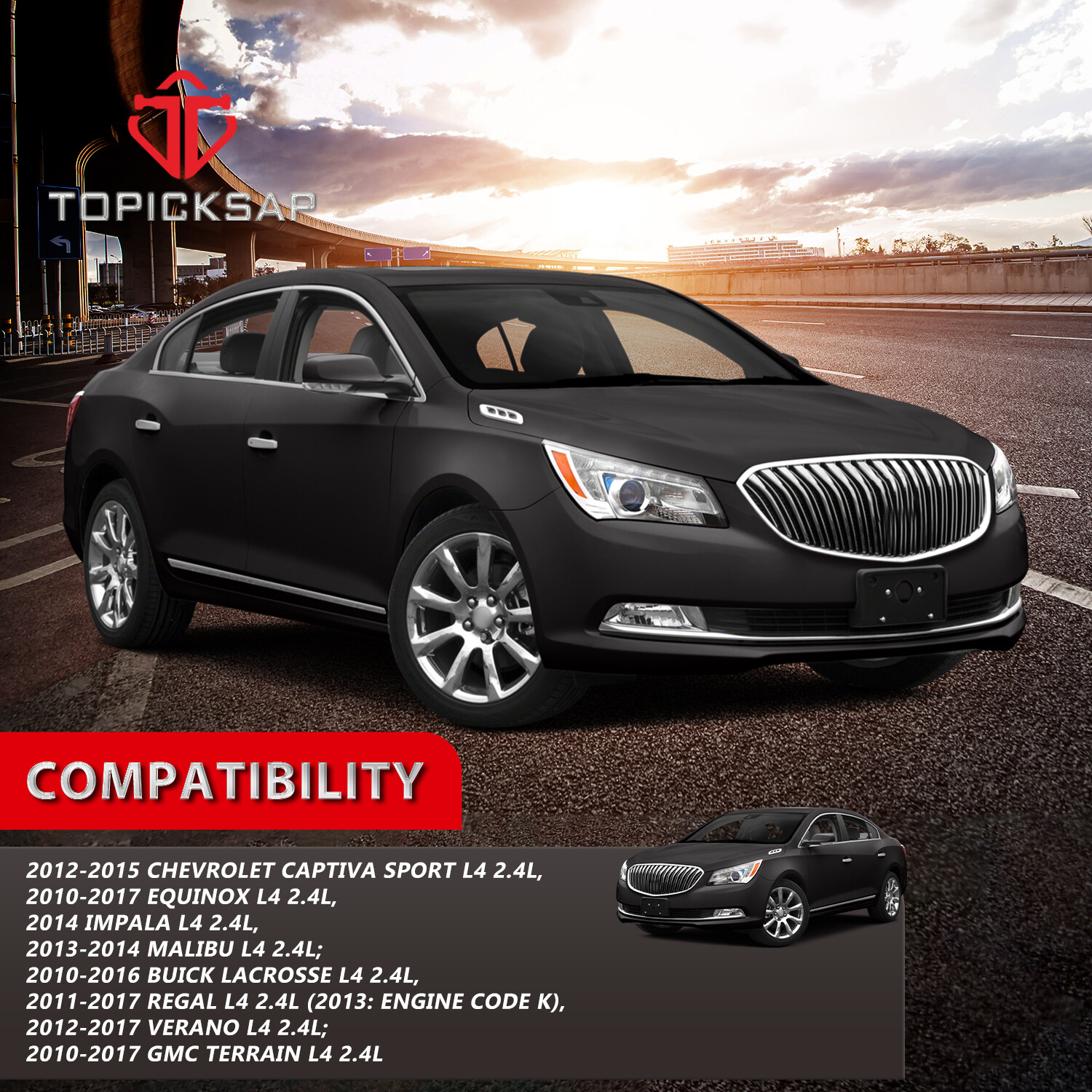 High Pressure Fuel Pump for GMC Buick Chevrolet Terrain 2.4L 2010-2017 12641847