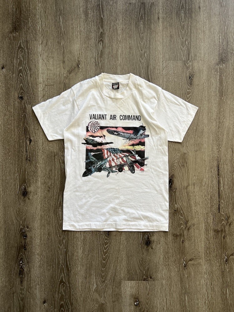 Valiant Air Command Jefferey Mitte 1990 Cocoa T Shirt M