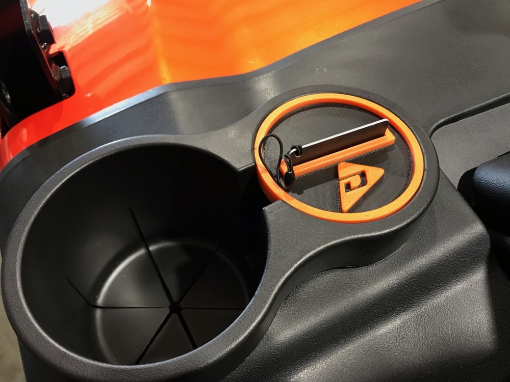 Denago EV key card cup holder 3D printed insert