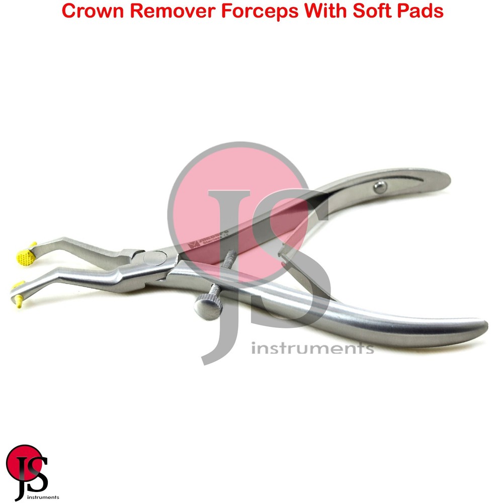Temporary Crown and Bridge Remover Forceps Dental Instruments With Soft Pads