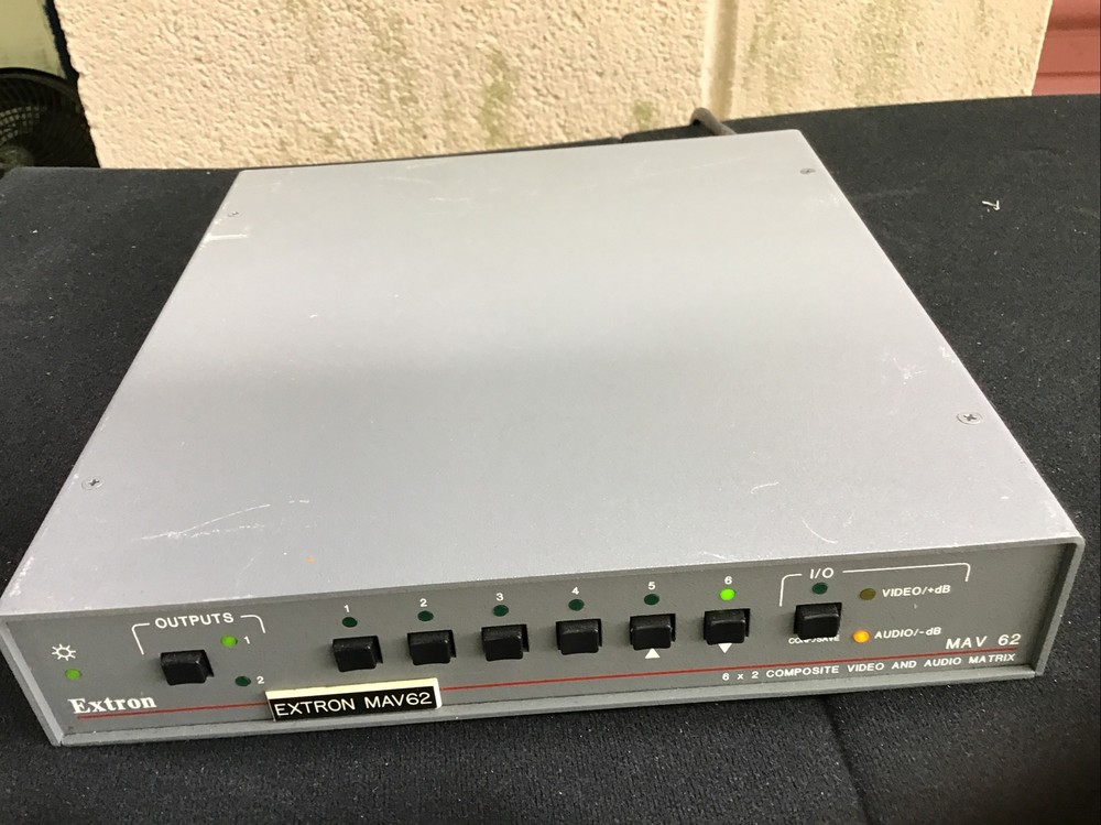 Extron 6x2 Composite Video And Audio Matrix MAV 62