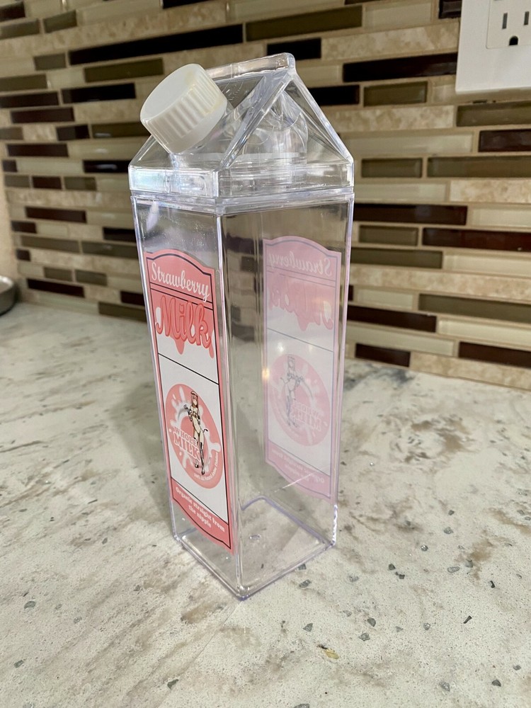 02 Zero Two Milk Carton Water Bottle