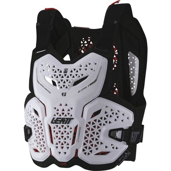 Leatt 4.5 Evo Chest Protector, White/Black