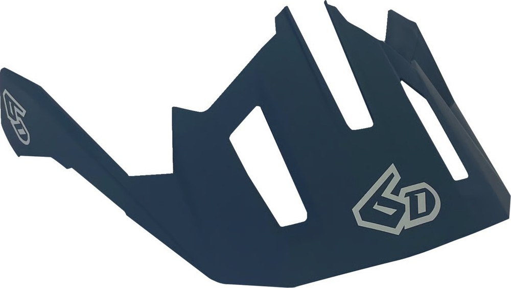 6D Replacement Visor for ATB-2T Helmets - Ascent Slate Blue - Md/2Xl Bicycle