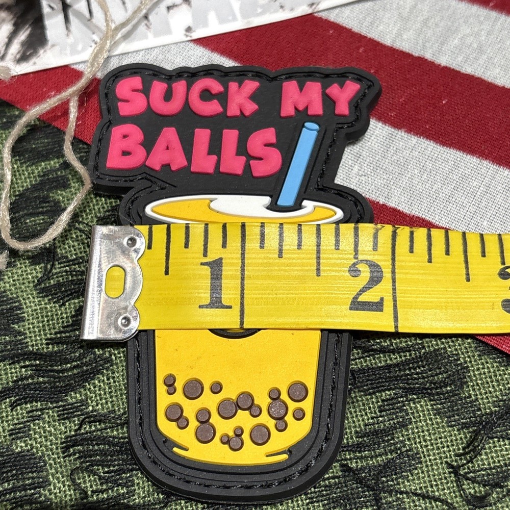 PvC 3D: Bubble Tea Tasty Treat Morale Tactical Hook & Loop Patch